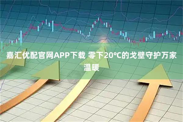 嘉汇优配官网APP下载 零下20℃的戈壁守护万家温暖