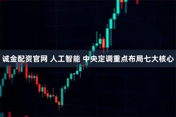 诚金配资官网 人工智能 中央定调重点布局七大核心